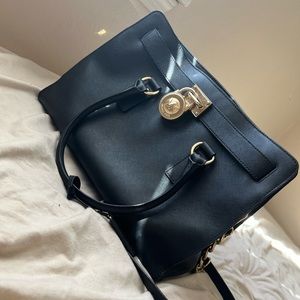 Michael Kors Black Leather Purse